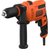 BLACK+DECKER Schlagbohrmaschine BEH200-QS orange/schwarz, 500 Watt