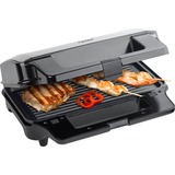 Bestron Kontaktgrill 3-in-1 ASG90XXL schwarz/silber, 900 Watt