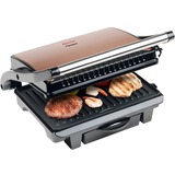 Bestron Paninigrill ASW113CO, Kontaktgrill kupfer/schwarz, 1.000 Watt