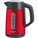 Bosch DesignLine TWK4P434, Wasserkocher rot/grau, 1,7 Liter