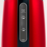 Bosch DesignLine TWK4P434, Wasserkocher rot/grau, 1,7 Liter