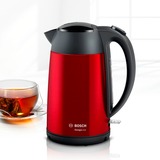 Bosch DesignLine TWK4P434, Wasserkocher rot/grau, 1,7 Liter