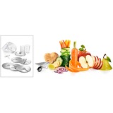 Bosch Durchlaufschnitzler VeggieLove Set, Zerkleinerer weiß, für MUM Serie 2, MUM Serie 4, MUM 5