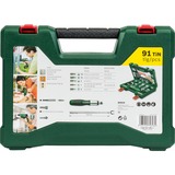 Bosch Heimwerken & Garten V-Line TiN-Bohrer- und Bit-Set, 91-teilig , Bohrer- & Bit-Satz grün