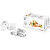 Bosch Home Durchlaufschnitzler VeggieLove Set, Zerkleinerer weiß, für MUM Serie 2, MUM Serie 4, MUM 5