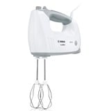 Bosch Home Handmixer ErgoMixx standn'bowl MFQ36460 weiß/grau, 450 Watt, mit Schüssel und Geräteständer