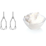 Bosch Home Handmixer Styline Colour MFQ40303 weinrot/silber, 500 Watt