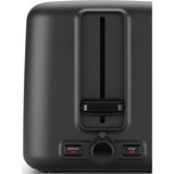 Bosch Home Kompakt-Toaster DesignLine TAT3P420DE edelstahl/schwarz, 970 Watt, für 2 Scheiben Toast