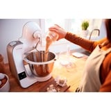 Bosch Home MUM5XW20 Küchenmaschine weiß/champagner, 1.000 Watt, integrierte Waage, Timer, Serie 4