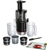 Bosch Home Slow Juicer VitaExtract, Entsafter schwarz/edelstahl, 150 Watt, Saftbehälter 1 Liter