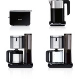 Bosch Home Wasserkocher Styline TWK 8613 P schwarz/silber, 1,5 Liter