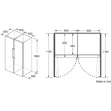 Bosch KSV36VBEP Serie 4, Vollraumkühlschrank schwarz
