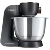 Bosch MUM59N26DE Küchenmaschine schwarz/edelstahl, 1.000 Watt, Serie 4