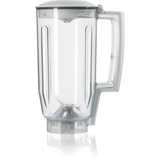 Bosch Mixeraufsatz MUZ5MX1, Kunststoff weiß/transparent, 1,25 Liter, für Küchenmaschine MUM Serie 2, MUM Serie 4, MUM5