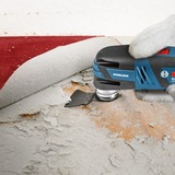 Bosch Professional Akku-Multi-Cutter GOP 12V-28 Professional, 12Volt, Multifunktions-Werkzeug blau/schwarz, 2x Li-Ionen Akku 3,0Ah, in L-BOXX