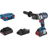 Bosch Professional Akku-Schlagbohrschrauber GSB 18V-110 C Professional, 18Volt blau/schwarz, 2x Akku ProCORE18V 4,0Ah, L-BOXX