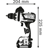 Bosch Professional Akku-Schlagbohrschrauber GSB 18V-110 C Professional, 18Volt blau/schwarz, 2x Akku ProCORE18V 4,0Ah, L-BOXX