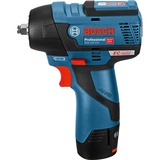 Bosch Professional Akku-Schlagschrauber GDS 12V-115 Professional, 12Volt blau/schwarz, 2x Li-Ionen Akku 3,0Ah, in L-BOXX