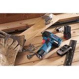 Bosch Professional Akku-Schlagschrauber GDS 12V-115 Professional, 12Volt blau/schwarz, 2x Li-Ionen Akku 3,0Ah, in L-BOXX