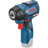 Bosch Professional Akku-Schlagschrauber GDS 12V-115 Professional solo, 12Volt blau/schwarz, ohne Akku und Ladegerät, in L-BOXX