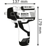 Bosch Professional Akku-Schlagschrauber GDS 12V-115 Professional solo, 12Volt blau/schwarz, ohne Akku und Ladegerät, in L-BOXX