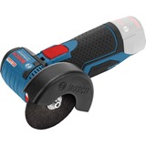 Bosch Professional Akkuwinkelschleifer GWS 10,8/12-76 V-EC blau, ohne Akku und Ladegerät, in L-BOXX