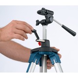 Bosch Professional Baustativ BT 250 Professional silber/blau, 1/4" Gewinde, für Punkt-, Linien- und Rotationslaser