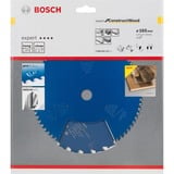 Bosch Professional EXPERT Construct Wood Kreissägeblatt, Ø 165mm, 24Z Bohrung 20mm, für Handkreissägen