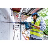 Bosch Professional PRO Akku-Bohrhammer BITURBO GBH 18V-36 C Professional solo blau/schwarz, ohne Akku und Ladegerät, Bluetooth Modul, im Koffer