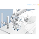 Bosch Professional PRO Ceramic dry Bohrkrone, Ø 45mm, Bohrer für Winkelschleifer