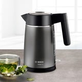 Bosch Wasserkocher DesignLine TWK5P475 grau/schwarz, 1,7 Liter