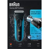 Braun Series 3 ProSkin - 3045s, Rasierer schwarz/blau
