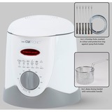 Clatronic Fondue-Fritteuse FFR 2916 weiß/silber