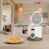Clatronic Fondue-Fritteuse FFR 2916 weiß/silber
