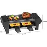 Clatronic Raclette-Grill RG 3592 schwarz/silber