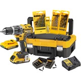 DEWALT Akku-Schlagbohrschrauber Set DCK796D2T, 18Volt gelb/schwarz, 2x Li-Ion XR Akku 2,0Ah, 71-teiliges Zubehör-Set, in TSTAK Box I