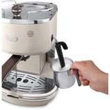 DeLonghi Icona Vintage ECOV 311.BG, Espressomaschine beige/silber (glänzend)