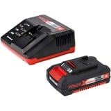 EINHELL Akku-Laubbläser GC-CL 18 Li E Kit, 18Volt rot/schwarz, Li-Ionen Akku 2,0Ah