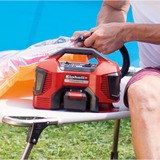 EINHELL Power X-Change Hybrid-Kompressor PRESSITO, 18Volt / 220Volt rot/schwarz, ohne Akku und Ladegerät