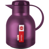 Emsa SAMBA Isolierkanne, 1 Liter aubergine, QUICK PRESS Verschluss