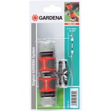 GARDENA Kupplungs-Satz für 13mm (1/2")- und 15mm (5/8”)-Schläuche grau/orange, 3-teilig