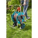 GARDENA Schlauchwagen CleverRoll M Easy Set türkis/grau, 20 Meter, mit Anschlüssen