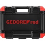 GEDORE Red TORX-Schraubwerkzeugsatz, 1/4" + 1/2", 75-teilig, Werkzeug-Set rot/schwarz, im Koffer