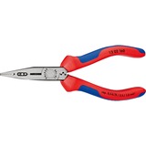 KNIPEX Verdrahtungszange 13 02 160 rot/blau, Länge 160mm, Crimpen 0,5 bis 2,5mm²