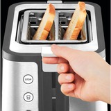 Krups Toaster Control Line KH442D silber/schwarz, 700 Watt, für 2 Scheiben Toast