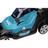 Makita Akku-Rasenmäher DLM432PT2, 36Volt (2x18Volt) blau/schwarz, 2x Li-Ion Akku 5,0Ah