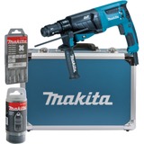 Makita Kombihammer HR2631FT13, Bohrhammer blau/schwarz, Alukoffer, 800 Watt