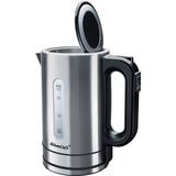 Steba WK 21 Inox, Wasserkocher inox/schwarz, 1,7 Liter