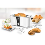 Unold Toaster Design Dual weiß/schwarz, 1.350 Watt, für 4 Scheiben Toast