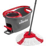 Vileda Turbo EasyWring & Clean Wischmop Komplettset, Bodenwischer schwarz/rot, inkl. Classic Ersatzkopf